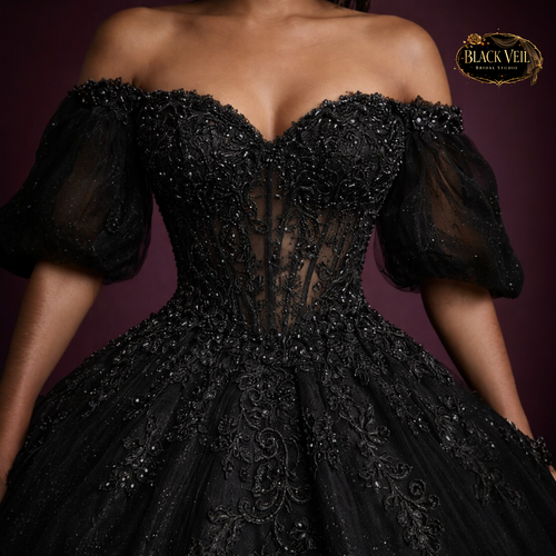 Aradia Black Wedding Dress