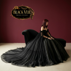 Artemis Black Wedding Dress