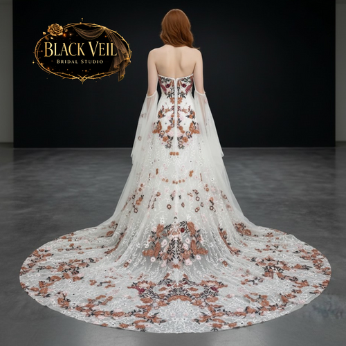Belladonna Floral Wedding Dress