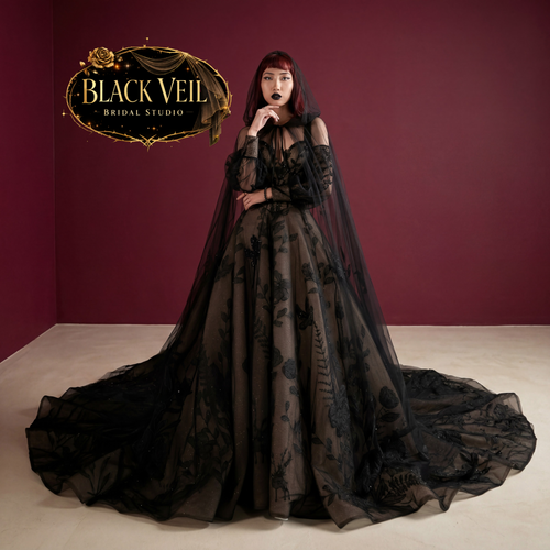 Blakeley Black Wedding Dress