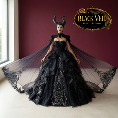 Branwen Black Wedding Dress