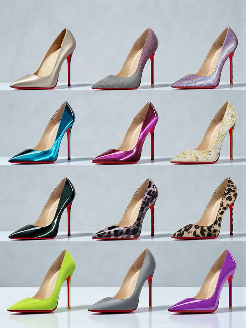 Custom Color Bridal Pointed Toe Stiletto Heels
