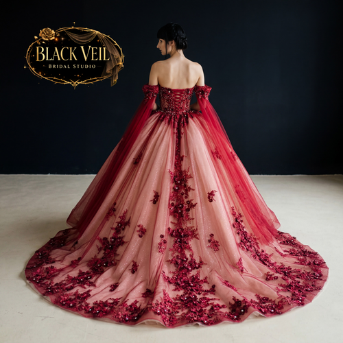 Brigid Red Wedding Dress