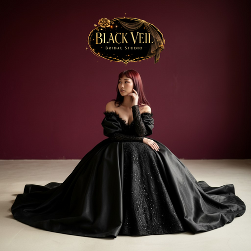 Circe Black Wedding Dress