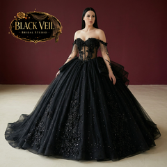 Endora Black Wedding Dress