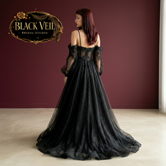 Eris Black Wedding Dress