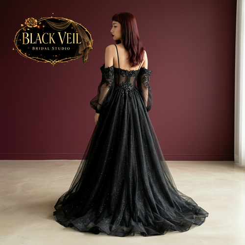 Eris Black Wedding Dress