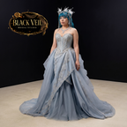 Griselda Blue Wedding Dress