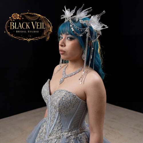Griselda Blue Wedding Dress