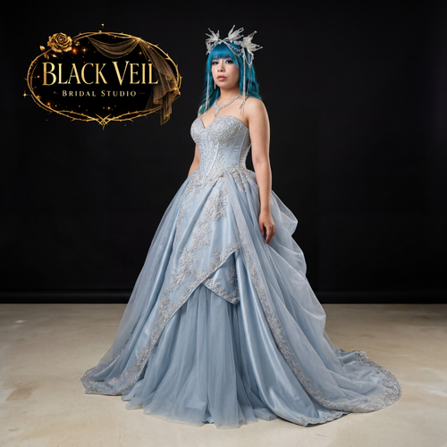 Griselda Blue Wedding Dress