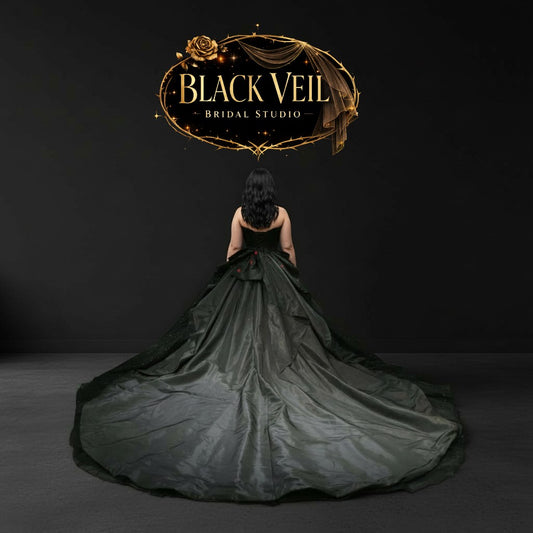 Hecate Black Wedding Dress