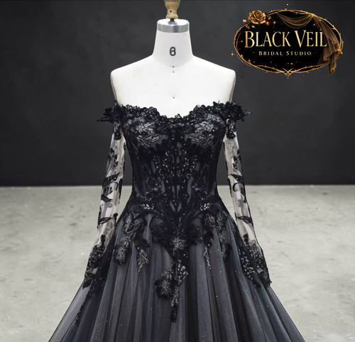 Hina Black Wedding Dress