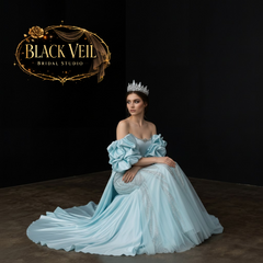Isolde Blue Wedding Dress