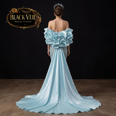 Isolde Blue Wedding Dress