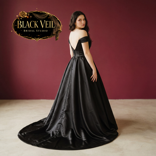 Jadis Black Wedding Dress
