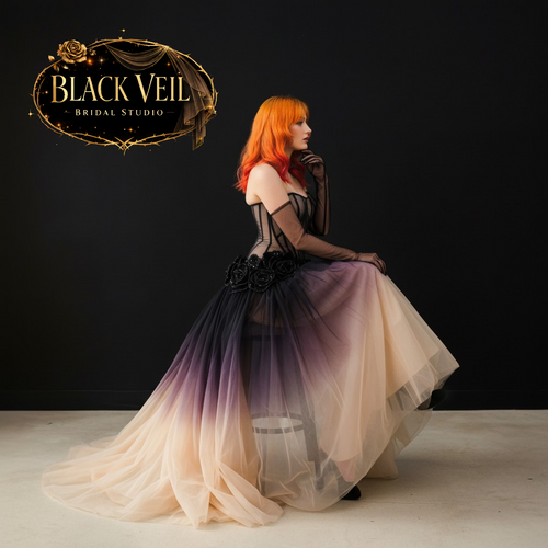 Lilith Black Wedding Dress