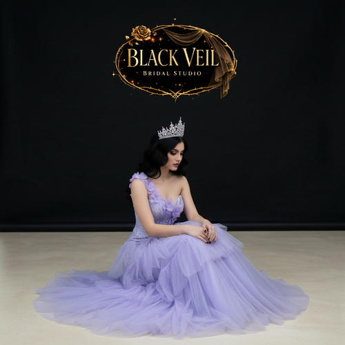 Lolanthe Wedding Dress in Purple or Black