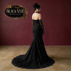 Luciana Convertible Wedding Dress In Black