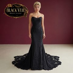 Noctis Black Wedding Dress