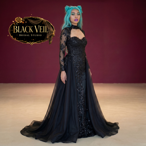 Nymeria Black Wedding Dress