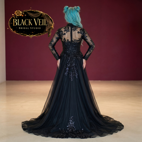 Nymeria Black Wedding Dress