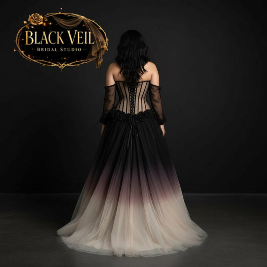 Lilith Black Wedding Dress