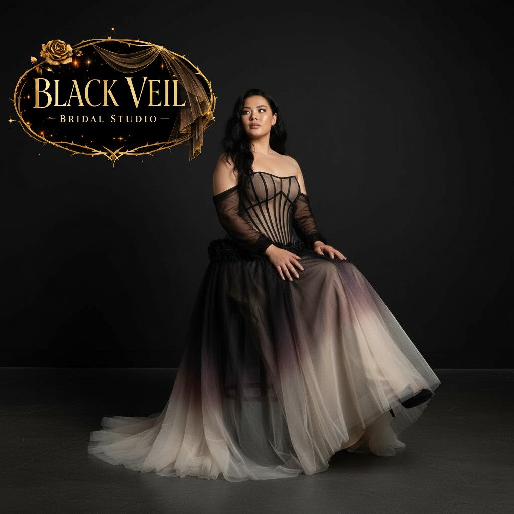Lilith Black Wedding Dress