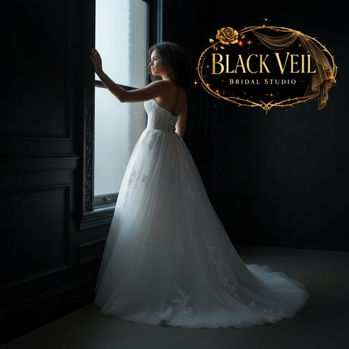 Lux Strapless Traditional Wedding Dress
