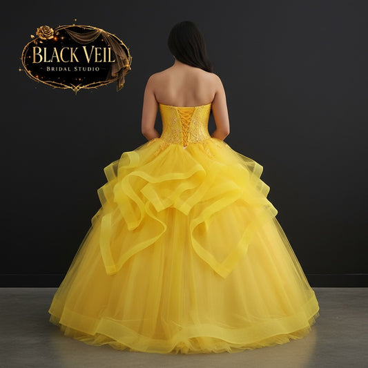 Eirene Yellow Wedding Dress
