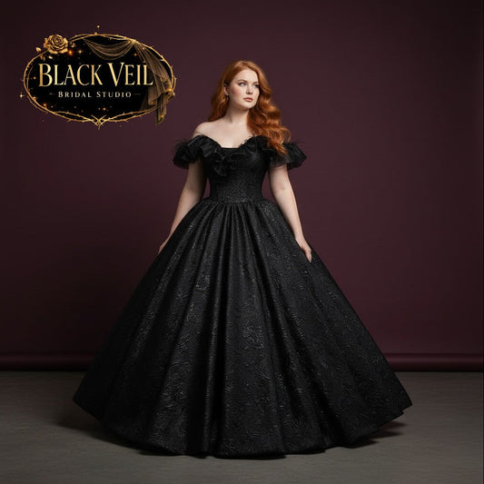 Kalma Black Wedding Dress