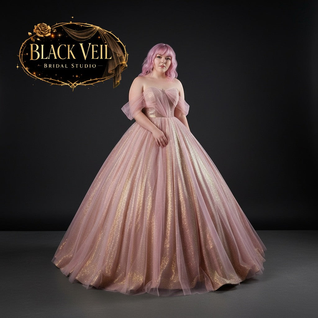 Psyche Chromatic Pink Wedding Dress