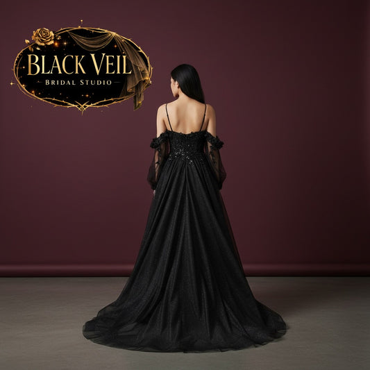 Eris Black Wedding Dress