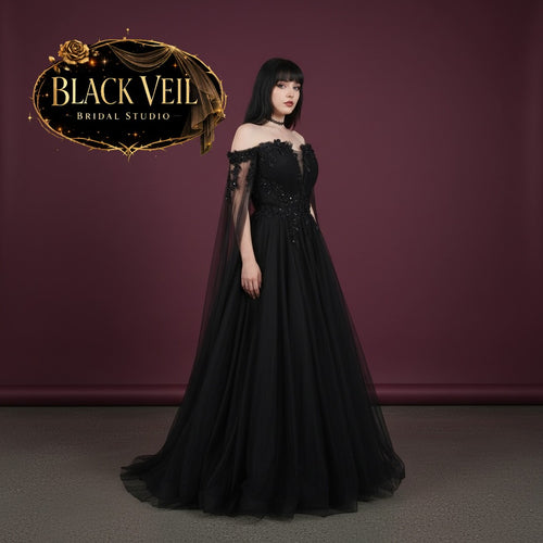 Carmilla Black Wedding Dress