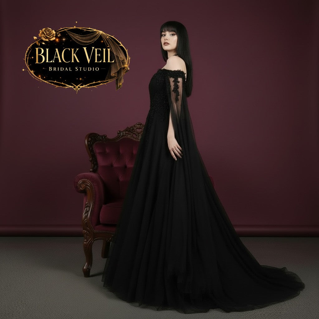 Carmilla Black Wedding Dress