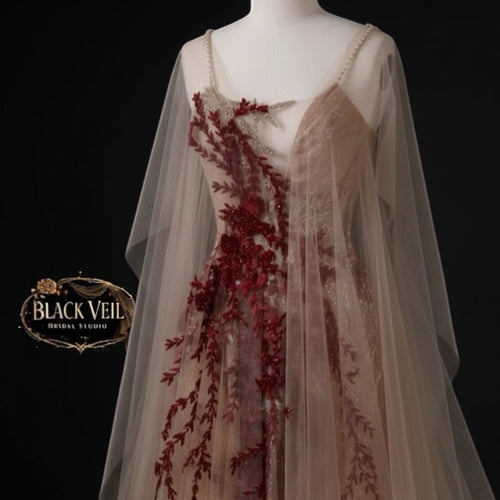 Alina Floral Embroidered Wedding Dress