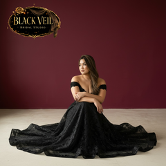Keres Black Wedding Dress