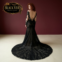 Melantha Black Wedding Dress
