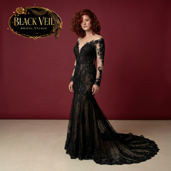 Melantha Black Wedding Dress