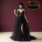 Poena Black Wedding Dress
