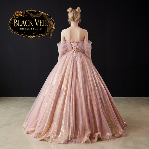 Psyche Chromatic Pink Wedding Dress