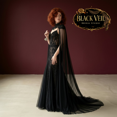 Rhiannon Black Wedding Dress