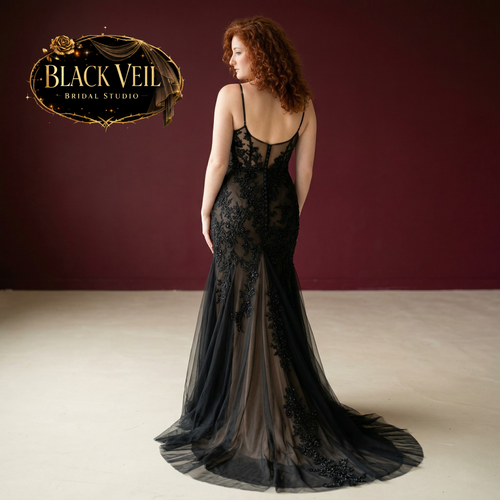 Rhiannon Black Wedding Dress