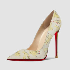 Custom Color Bridal Pointed Toe Stiletto Heels
