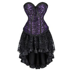 The Veiled Romance Bridal Corset With Skirt