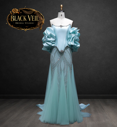Isolde Blue Wedding Dress