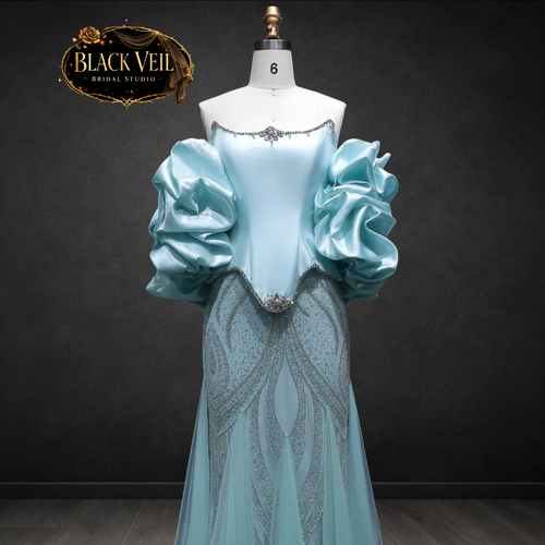 Isolde Blue Wedding Dress