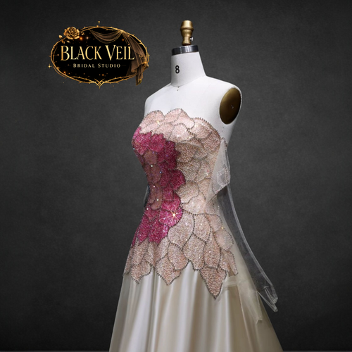 Posie Floral Hand Beaded Wedding Dress