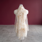 Celestial Pearls Bridal Veil With Comb