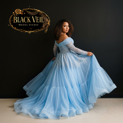 Sedna Blue Wedding Dress