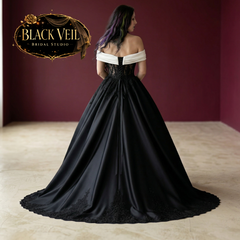 Sybil Black Wedding Dress